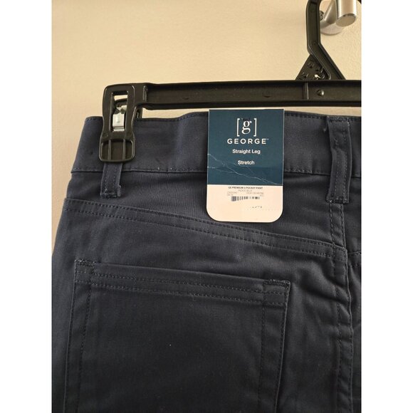 NWT George Men’s Blue Premium 5-Pocket Pants – Size 29x30 – Straight Leg - Picture 5 of 6